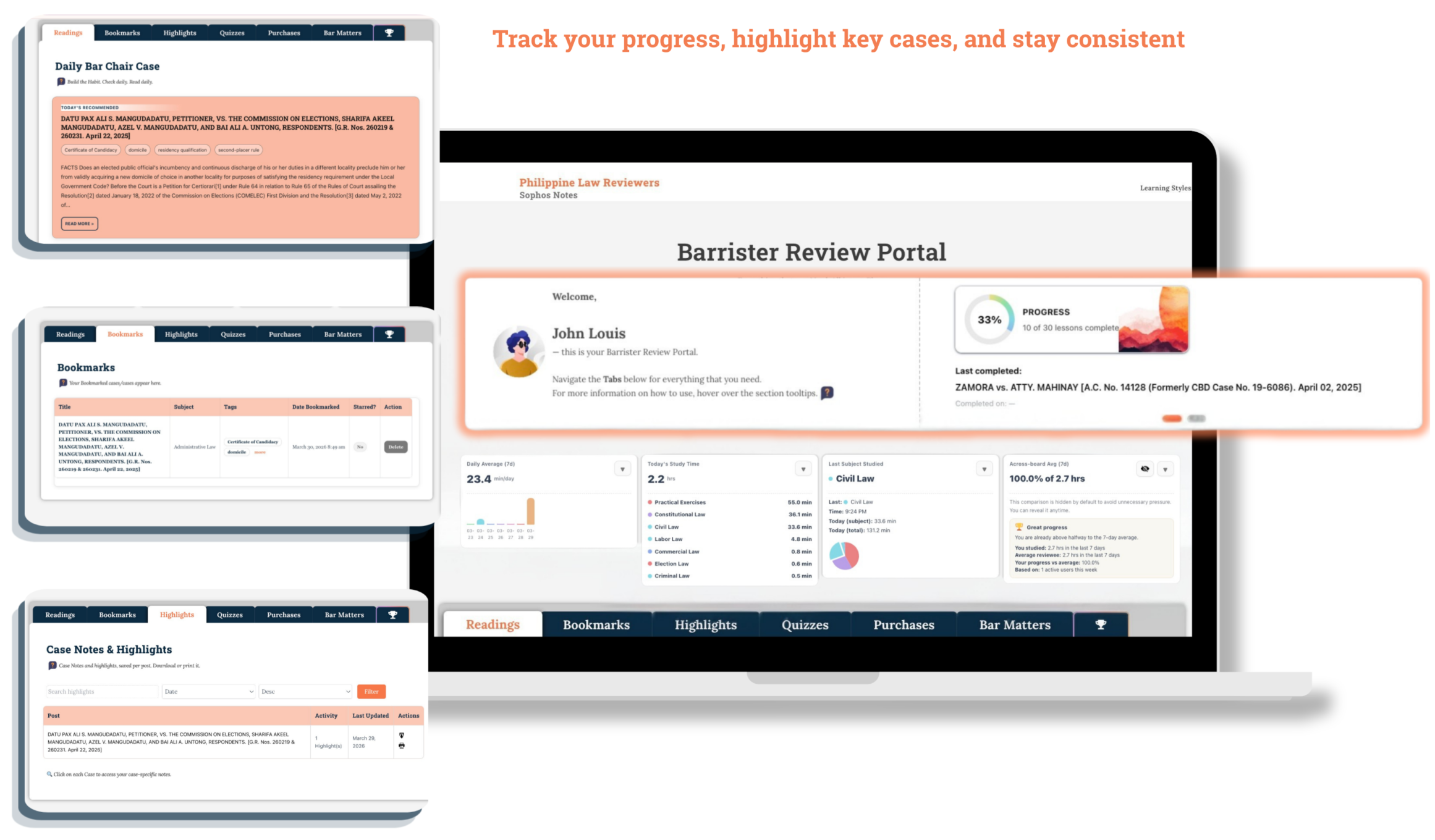 Philippine Law Reviewers platform preview