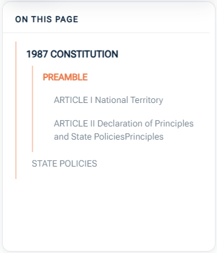 On This Page table of contents for intuitive legal reading navigation